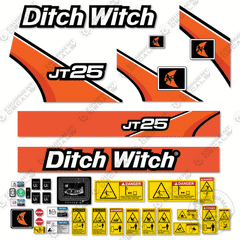 Fits Ditch Witch JT25 Decal Kit Directional Drill