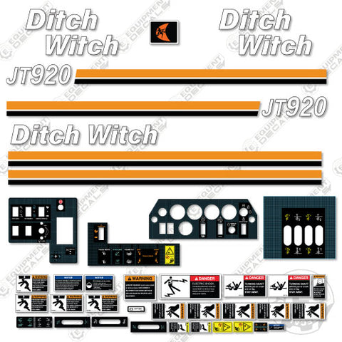 Fits Ditch Witch JT920 Decal Kit Directional Drill Newer