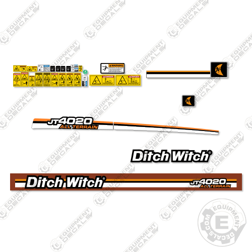 Fits Ditch Witch JT4020 All Terrain Decal Kit Directional Drill