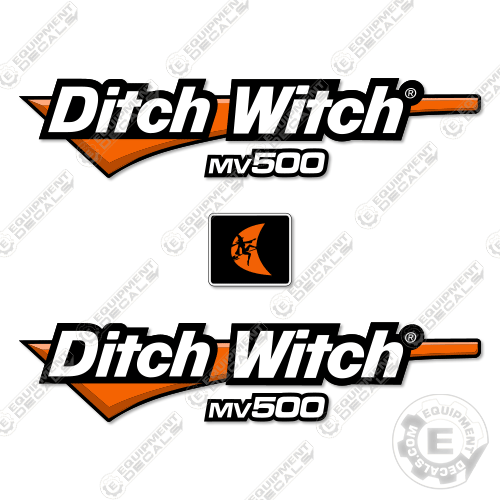 Fits Ditch Witch MV500 Decal Kit Vacuum Excavator
