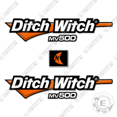 Fits Ditch Witch MV500 Decal Kit Vacuum Excavator