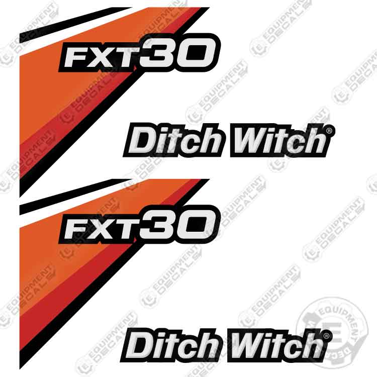 Fits Ditch Witch FXT30 Decal Kit Reel Carrier