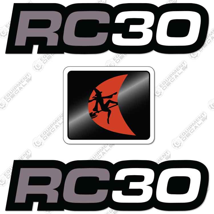 Fits Ditch Witch RC30 Decal Kit Reel Carrier