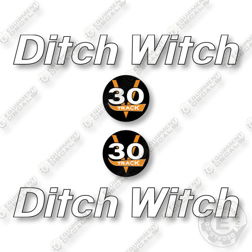 Ditch Witch V30 Decal Kit Trencher - Aftermarket Kit