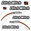 Image of Fits Ditch Witch XT850 Decal Kit Mini Excavator