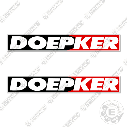 Fits Doepker Decal Kit Trailer 23" Logos