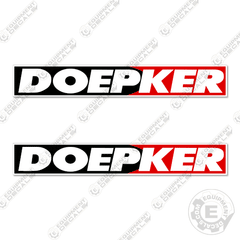Fits Doepker Decal Kit Trailer 23" Logos