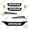 Image of Doosan DX490LC-5 Decal Kit Crawler Excavator - Aftermarket Kit