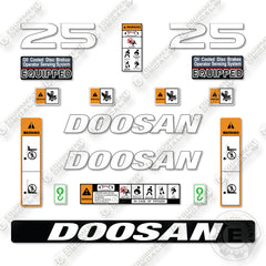 Fits Doosan G25P-7 Decal Kit Forklift