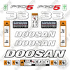 Image of Doosan GC33P-5 Decal Kit Forklift- Aftermarket Kit - NOT GENUINE OEM