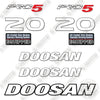 Image of Doosan D20S-5 Decal Kit Forklift- Aftermarket Kit - NOT GENUINE OEM
