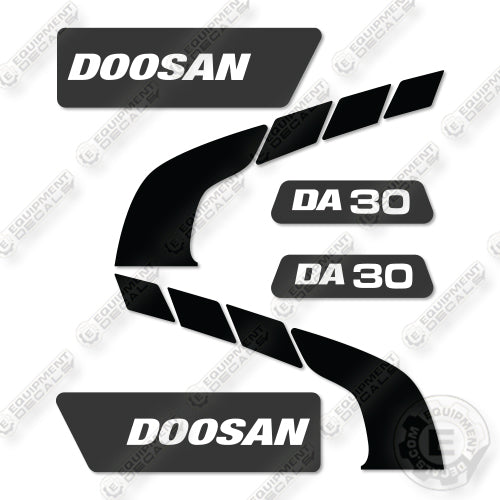 Doosan DA30 Decal Kit Articulated Dump Truck - Aftermarket Kit
