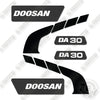 Image of Doosan DA30 Decal Kit Articulated Dump Truck - Aftermarket Kit