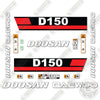 Image of Doosan Daewoo D150 Decal Kit Forklift- Aftermarket Kit