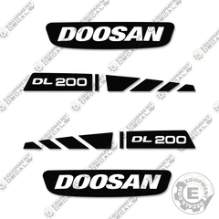 Fits Doosan DL200-3 Decal Kit Wheel Loader