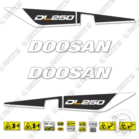 Fits Doosan DL250-5 Decal Kit Wheel Loader