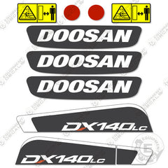 Fits Doosan DX140LC-5 Decal Kit Excavator
