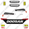 Image of Fits Doosan DX140LCA-5  Decal Kit Excavator