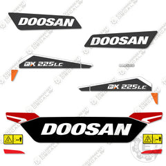 Fits Doosan DX255LC-7M Decal Kit Excavator