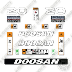 Fits Doosan G20P-7 Decal Kit Forklift