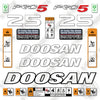 Image of Doosan G25P-5 Decal Kit Forklift- Aftermarket Kit - NOT GENUINE OEM