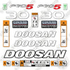 Image of Doosan G30P-5 Decal Kit Forklift- Aftermarket Kit - NOT GENUINE OEM