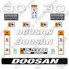 Image of Fits Doosan G30P-7 Decal Kit Forklift