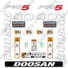 Image of Doosan G40SC-7 Decal Kit Forklift - Aftermarket Kit