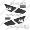 Image of Doosan GC18S-9 Decal Kit Forklift- Aftermarket Kit - NOT GENUINE OEM