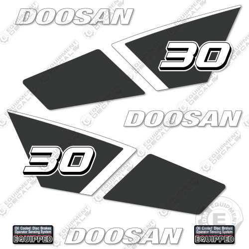 Fits Doosan GC30S-9 Decal Kit Forklift