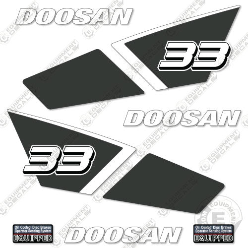 Fits Doosan GC33S-9 Decal Kit Forklift