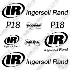 Doosan Ingersoll-Rand P18 Decal Kit Air Compressor- Aftermarket Kit