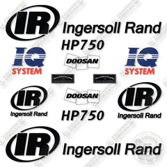 Doosan Ingersoll Rand HP750 Decal Kit Rotary Screw Air Compressor- Aftermarket Kit