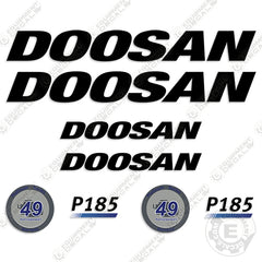 Fits Doosan P185 Platinum Decal Kit Compressor