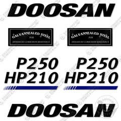 Fits Doosan P250 HP210 Decal Kit Compressor