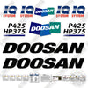 Image of Fits Doosan P425 HP375 IQ System Decal Kit Compressor