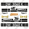 Image of Fits Doppstadt  DW-3060K Decal Kit Shredder