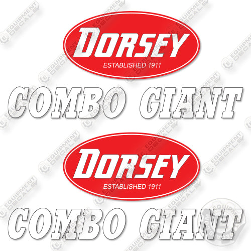 Fits Dorsey Combo Giant Decal Kit Trailer