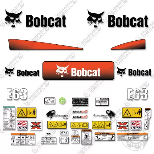 BOBCAT 341 MINI BAGER DECAL SET BOBCAT 341 MINI BAGER DECAL SET