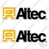 Image of Fits Altec Logo Decals - 23" Set of 2