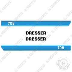 Fits Dresser 708 Decal Kit Compactor Roller