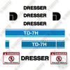 Image of Fits Dresser TD-7H Decal Kit Crawler Dozer