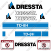 Image of Fits Dressta TD-8H  Decal Kit Crawler Tractor