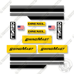 Drexel Swing Reach Forklift Kit 1990s Decal Kit Forklift - Aftermarket Kit