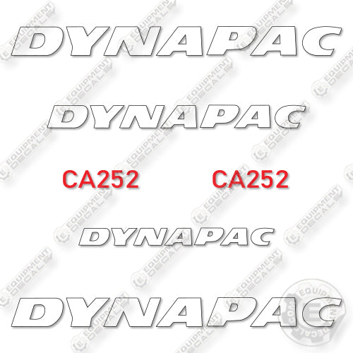 Fits Dynapac CA252 Decal Kit Drum Roller