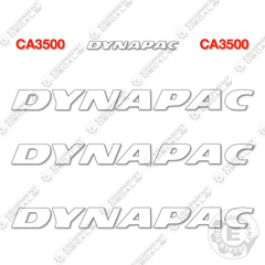 Fits Dynapac CA3500 Decal Kit Roller