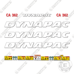Fits Dynapac CA362 Decal Kit Roller