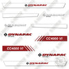 Image of Fits Dynapac CC4000VI Decal Kit Asphalt Roller