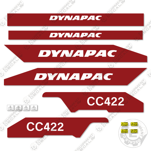 Fits Dynapac CC422 Decal Kit Roller