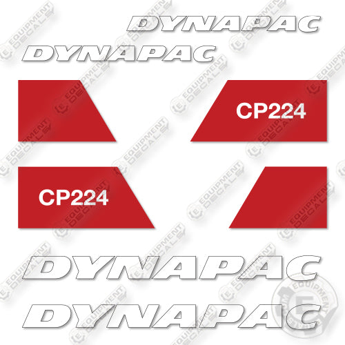 Fits Dynapac CP224 Decal Kit Roller